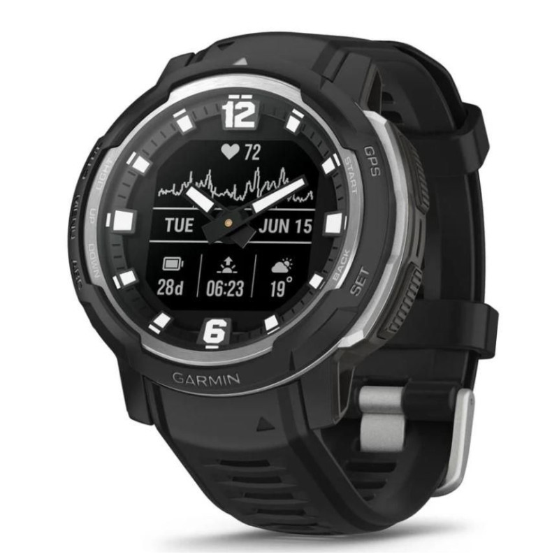 Garmin Viedpulksteni Garmin  SMARTWATCH INSTINCT CROSSOVER/BLACK 010-02730-03