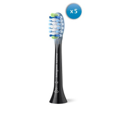 Philips Zobu birste Philips  | Toothbrush Heads | HX9045/88 Sonicare Premium Plaque Defence | Heads | For adults | Number of brush heads included 5 | Black