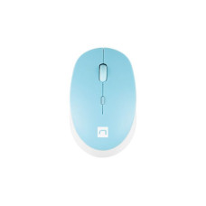 Natec Datora pele Natec  Mouse Harrier 2 	Wireless, White/Blue, Bluetooth