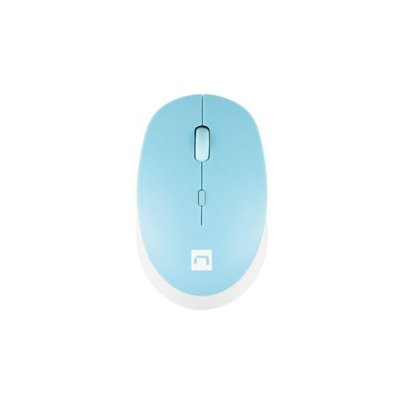 Natec Datora pele Natec  Mouse Harrier 2 	Wireless, White/Blue, Bluetooth