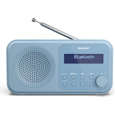 Sharp Skaļruņi Sharp  DR-P420(BL) Tokyo Portable Digital Radio, FM/DAB/DAB+, Bluetooth 5.0, USB or Battery Powered, Blue
