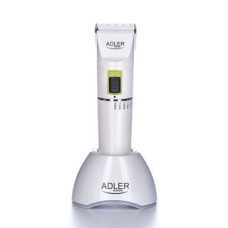 Adler Matu trimmeris Adler  Hair clipper AD 2827 Cordless or corded, Number of length steps 4, White