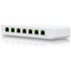 Ubiquiti Nevadāms centrmezgls UBIQUITI  Switch||Ultra|USW-Ultra|Type L2|Desktop/pedestal|8x1000Base-T|8|PoE+ ports 7|USW-ULTRA