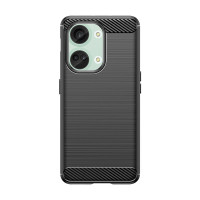 Hurtel Aizmugurējais vāciņš Hurtel - Carbon Case silicone case for OnePlus Ace 2V/OnePlus Nord 3 - black