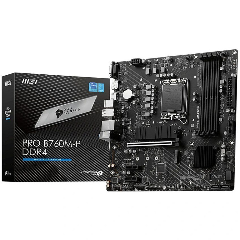 MSI Pamatplate Intel procesorsiem MSI  MB B760 S1700 MATX/PRO B760M-P