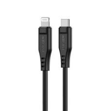 Acefast Kabelis Acefast Apple Lightning to Type-C 1.2m 30W 3A MFI Cable Black