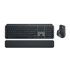 Logitech Datora tastatūra Logitech  KEYBOARD +MOUSE COMBO MXKEYS S/BLACK 920-011614