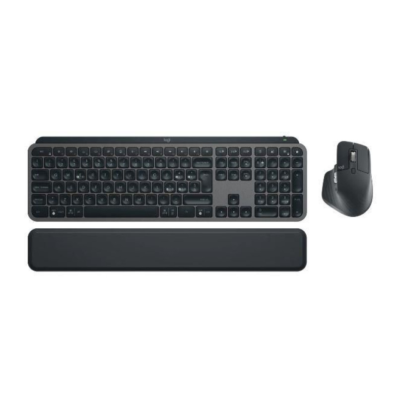 Logitech Datora tastatūra Logitech  KEYBOARD +MOUSE COMBO MXKEYS S/BLACK 920-011614