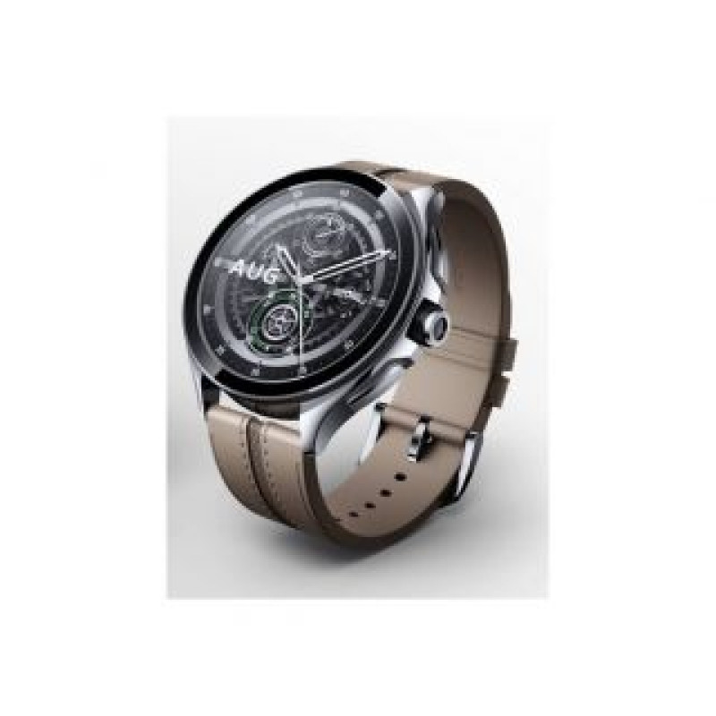 Xiaomi Viedpulksteni Xiaomi  Watch 2 Pro - Bluetooth® Silver Case with Brown Strap