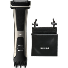Philips Matu trimmeris Philips  Showerproof body groomer BG7025/15 Body groomer, Cordless, Number of length steps 5, Rechargeable,   Lithium-ion, Operating time 80 min, Charging time 1 h, Black/Stainless