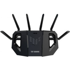 Asus Rūteris Asus  | Dual Band WiFi 7 Extendable Gaming Router | TUF Gaming BE6500 | 802.11be | 6500 Mbit/s | Ethernet LAN (RJ-45) ports 4 | Mesh Support Yes | MU-MiMO Yes | Antenna type External fixed | 1