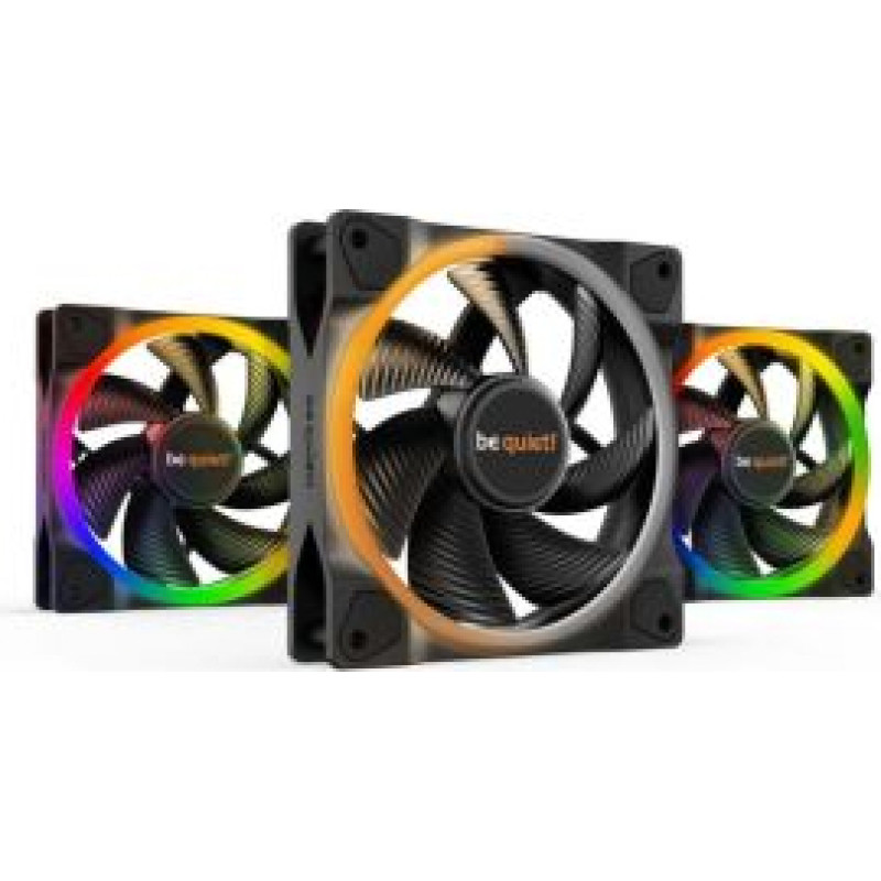 Be Quiet Dzesētājs BE QUIET  CASE FAN 120MM LIGHT WINGS/TRIPLE-PACK BL076