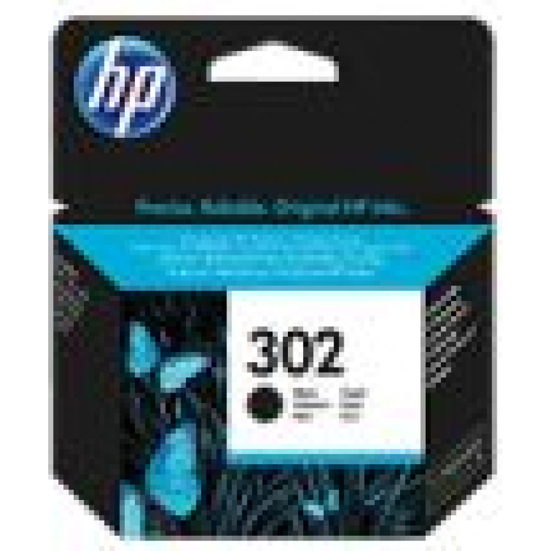 HP Aksesuāri un izejmateriāli HP  HP 302 black ink 190 pages