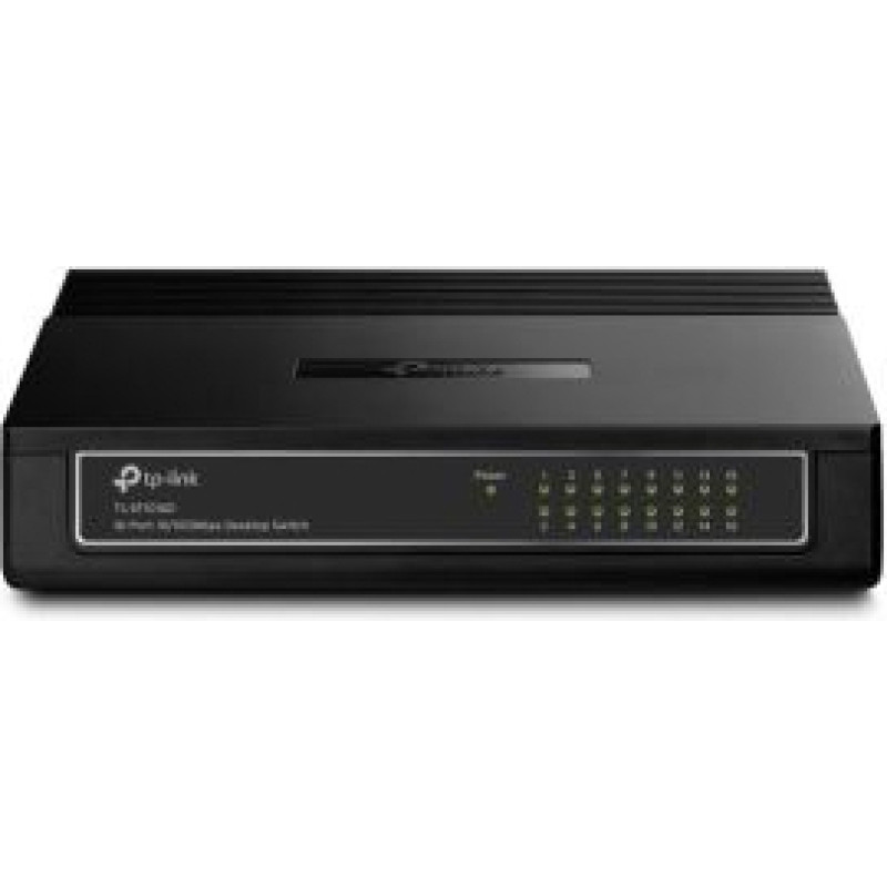 Tp-Link Serveru  - Citi piederumi TP-Link  Switch TL-SF1016D Desktop, 10/100 Mbps (RJ-45) ports quantity 16