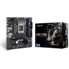 Biostar Pamatplate Intel procesorsiem BIOSTAR  Mainboard||Intel H610|LGA1700|Micro-ATX|Memory DDR5|Memory slots 2|1xPCI-Express 3.0 1x|1xPCI-Express 4.0 16x|2xM.2|1x15pin D-sub|1xHDMI|4xUSB 2.0|2xUSB 3.2|1xPS/2|1xRJ45|3xAudio port|H610MHD5