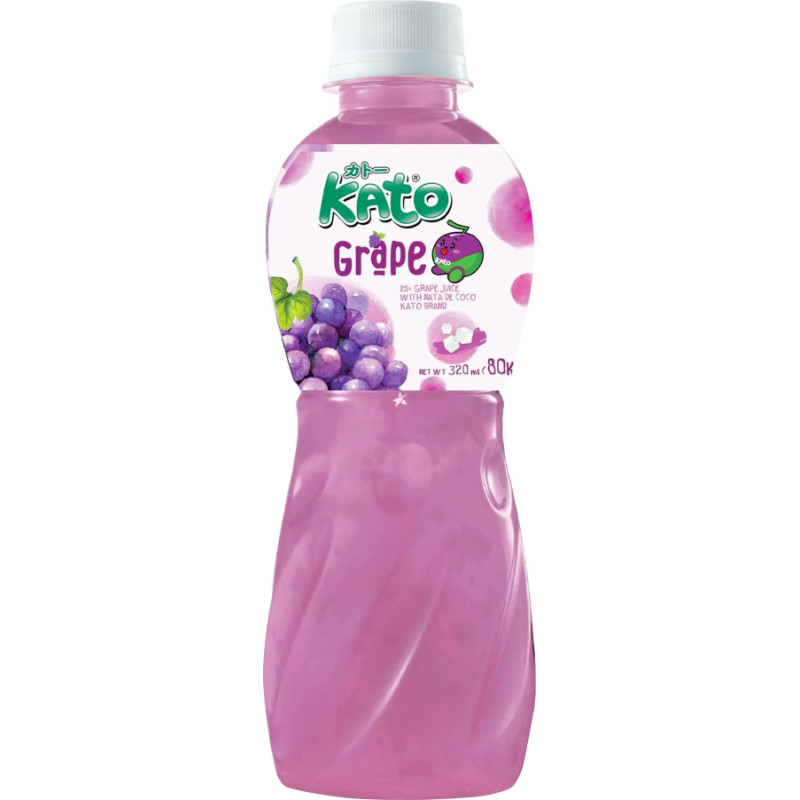 KATO Grape Nata De Coco dzēriens 320ml