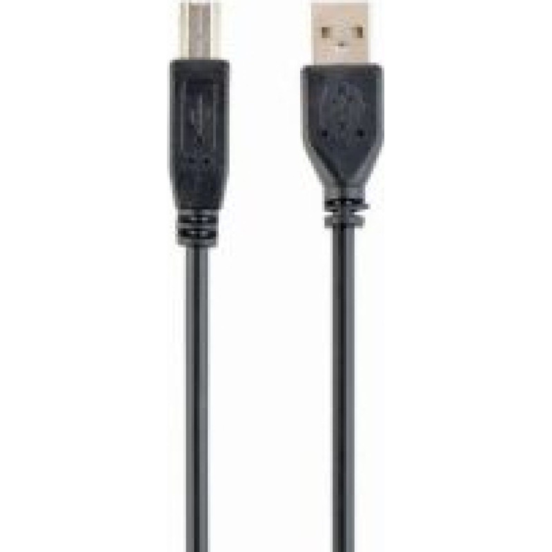 Gembird Aizmugurējais vāciņš Gembird  Cable USB2 AM-BM 1 m, Black, USB B, USB A
