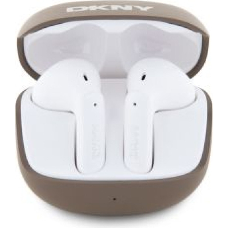 Dkny Bezvadu austiņas DKNY  Satiny Finish TWS Wireless Earphones Brown