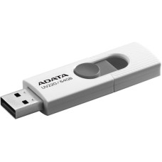 Adata Zibatmiņa ADATA  MEMORY DRIVE FLASH USB2 64GB/WHITE AUV220-64G-RWHGY