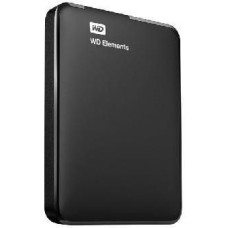 Western Digital Cietais disks HDD Western Digital  External HDD||Elements Portable|1TB|USB 3.0|Colour Black|WDBUZG0010BBK-WESN