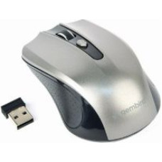 Gembird Datora pele Gembird  Mouse MUSW-4B-04-BG Standard, No,  Black/ Space Grey, Wireless, No, Wireless connection