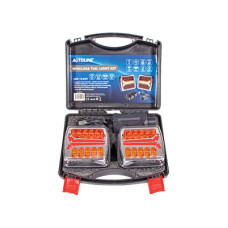 Autoline LED bezvadu aizmugurējo lukturu komplekts 103x110x65mm