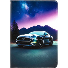 Ilike Maciņš grāmata iLike Samsung Galaxy Tab A8 10.5 (2021) Tablet Case Design SM-X200/SM-X205 Car