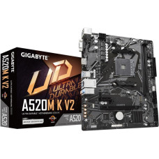 Gigabyte Pamatplate AMD procesorsiem Gigabyte  Mainboard||AMD A520|SAM4|Micro-ATX|Memory DDR4|Memory slots 2|1xPCI-Express 3.0 1x|1xPCI-Express 3.0 16x|1xM.2|1x15pin D-sub|1xHDMI|2xUSB 2.0|4xUSB 3.2|1xPS/2|1xRJ45|3xAudio port|A520MKV21.1