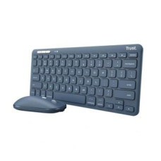 Trust Datora tastatūra Trust  KEYBOARD +MOUSE WRL LYRA/BLUE 24937
