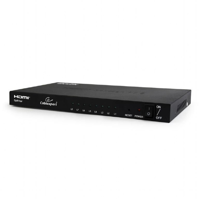 Gembird Monitoru piederums Gembird  CABLE HDMI SPLITTER 8PORTS/DSP-8PH4-03