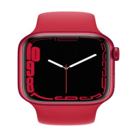 Apple Viedpulksteni Apple  Watch Series 7 GPS, 41mm (PRODUCT)RED Aluminium Case with Sport Band - Regular (PRODUCT) Red