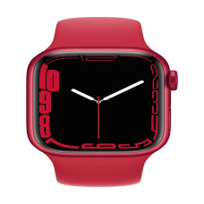 Apple Viedpulksteni Apple  Watch Series 7 GPS, 41mm (PRODUCT)RED Aluminium Case with Sport Band - Regular (PRODUCT) Red