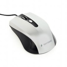 Gembird Datora pele Gembird  MOUSE USB OPTICAL BLACK/SILVER/MUS-4B-01-BS