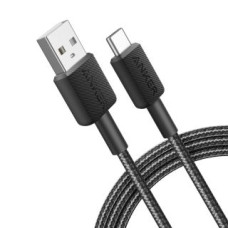 Anker Kabelis Anker  322 USB-A to USB-C Cable Nylon, 1.8M, Black |