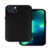 Ilike Aizmugurējais vāciņš iLike Apple IPHONE 14 LEATHER 3D CASE Black