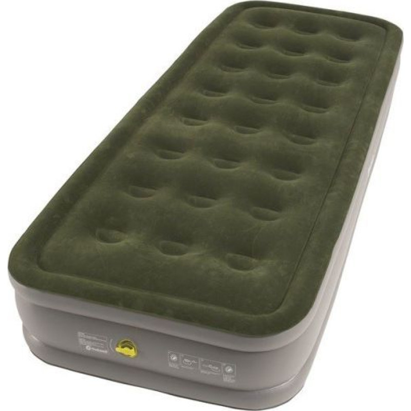 Outwell Matu taisnotājs Outwell  Excellent Single Sleeping Mat, Flock, 200 mm,  Dark Leaf and Grey