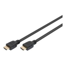 Digitus Monitoru piederums Digitus  Ultra High Speed HDMI Cable with Ethernet AK-330124-010-S Black, HDMI to HDMI, 1 m