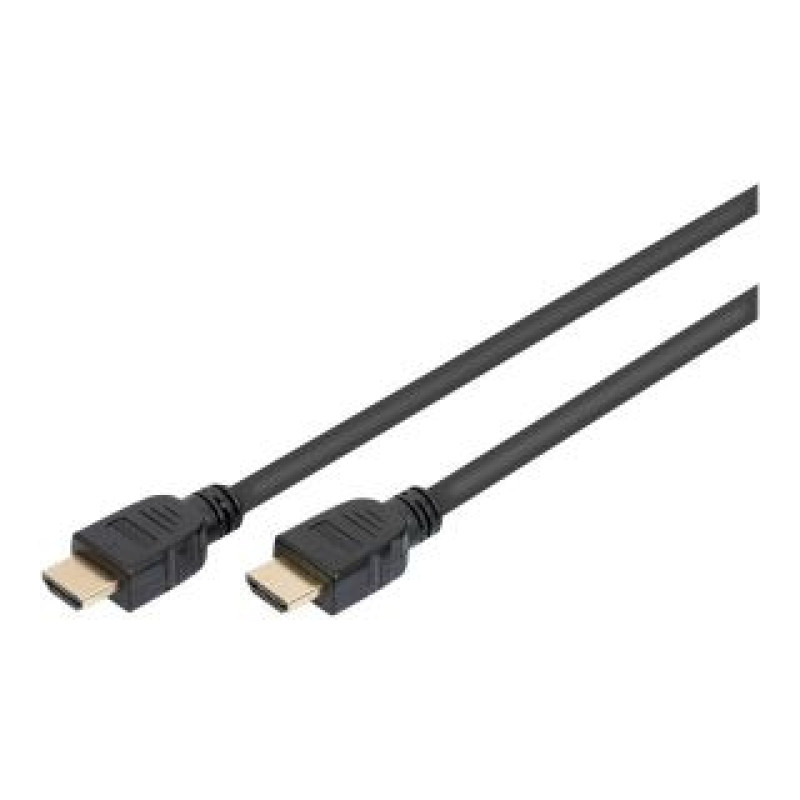 Digitus Monitoru piederums Digitus  Ultra High Speed HDMI Cable with Ethernet AK-330124-010-S Black, HDMI to HDMI, 1 m