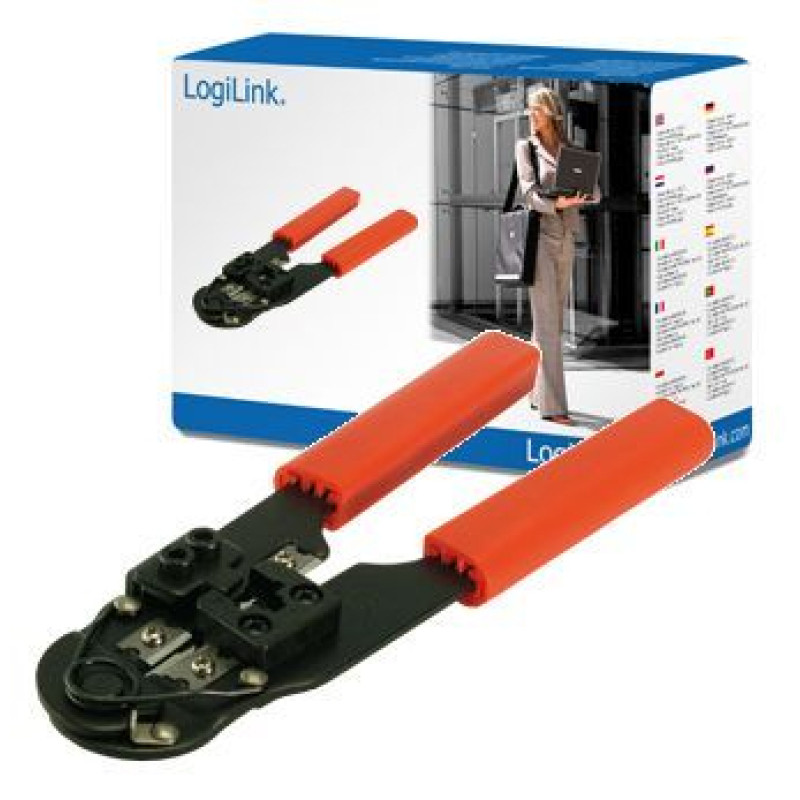Logilink Serveru  - Citi piederumi Logilink  Crimping tool for RJ45 with cutter metal