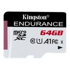 Kingston Atmiņas kartes Kingston  KINGSTON 64GB microSDXC Endurance C10