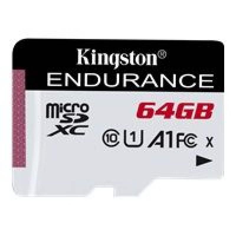 Kingston Atmiņas kartes Kingston  KINGSTON 64GB microSDXC Endurance C10