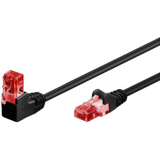 Goobay Kabelis Goobay  Patch Cable 51515 Cat 6, U/UTP, Black, 1 m
