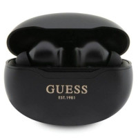 Guess Bezvadu austiņas Guess  Bluetooth headphones GUTWST50EK TWS + docking station black/black Classic EST Black