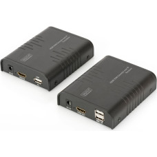 Digitus Parveidotājs Digitus  HDMI KVM Extender over IP, Set DS-55202