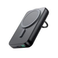 Joyroom Ārējais akumulators Joyroom  Wireless powerbank 10000mAh Joyroom JR-W050 20W MagSafe with ring and stand - black