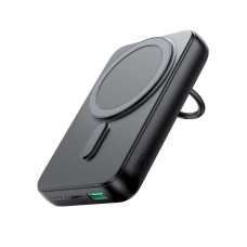 Joyroom Ārējais akumulators Joyroom  Wireless powerbank 10000mAh Joyroom JR-W050 20W MagSafe with ring and stand - black