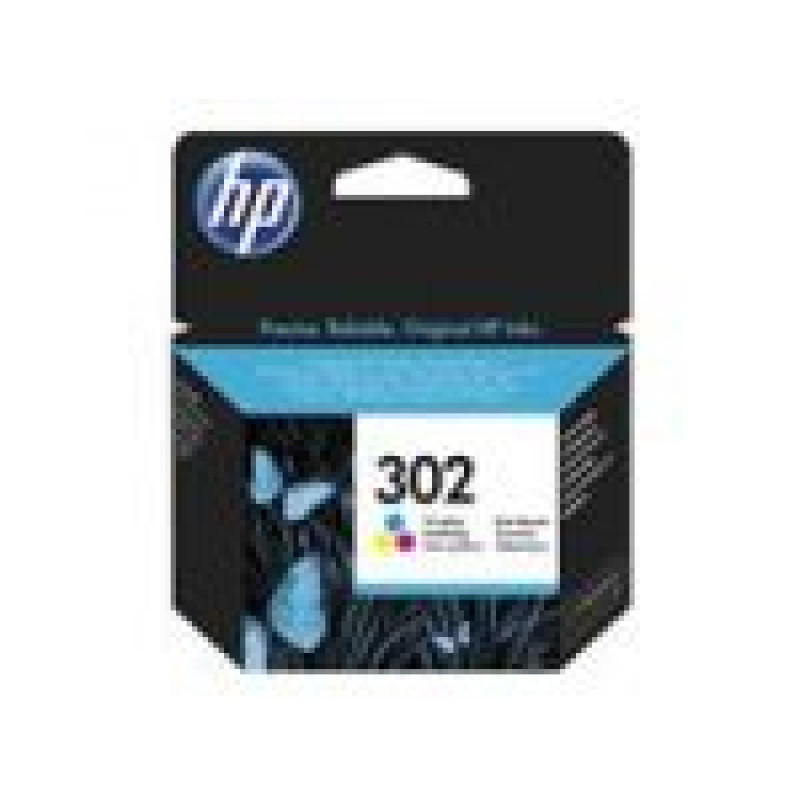HP Aksesuāri un izejmateriāli HP  HP 302 Tri-color ink 165 pages