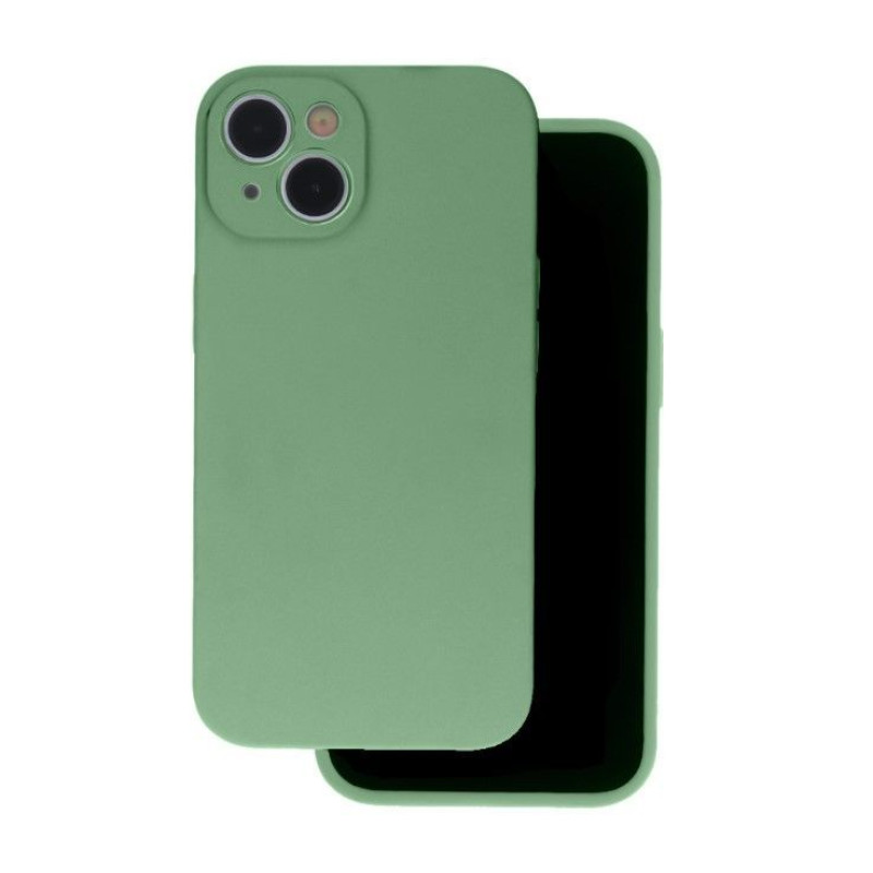 Ilike Aizmugurējais vāciņš iLike Apple iPhone 12 / 12 Pro 6,1 Solid Silicon case Light Green