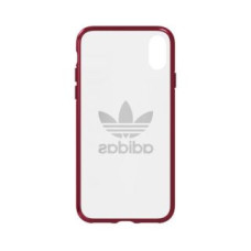 Adidas Aizmugurējais vāciņš Adidas Apple iPhone X/Xs  OR Clear Case Red