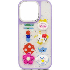 Ilike Aizmugurējais vāciņš iLike Apple iPhone 15 EPOXY CARTOON COVER Purple
